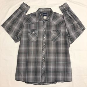 wrangler 2XT Tall Pearl Snap Shirt